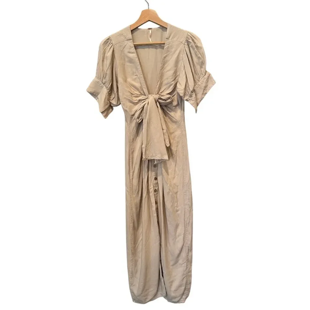 NEW Free People Vintage Summer Midi Dress Size XS